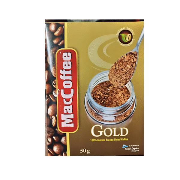 MacCoffee Premium Gold Freeze Dried Coffee – 50g Jar
