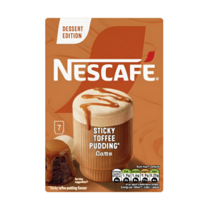 Nescafé Sticky Toffee Pudding Latte Instant Coffee Sachets