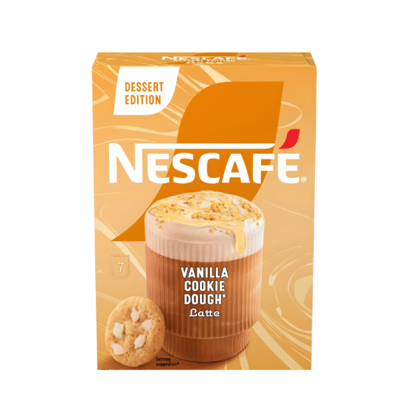 Nescafé Vanilla Cookie Dough Latte Instant Coffee Sachets