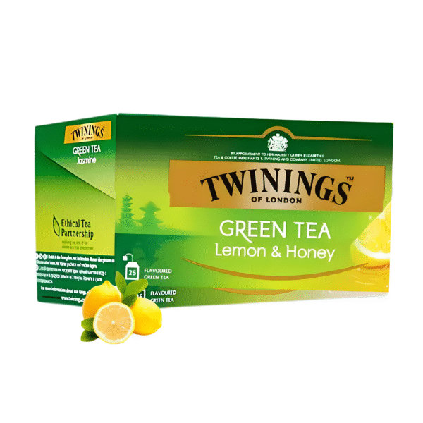 Twinings Lemon & Honey Green Tea 25 Tea Bags Pack